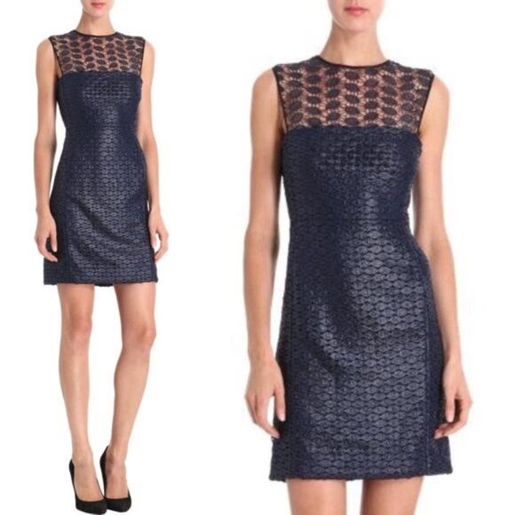 Diane Von Furstenberg DVF Lace Sheath Dress - Picture 2 of 10